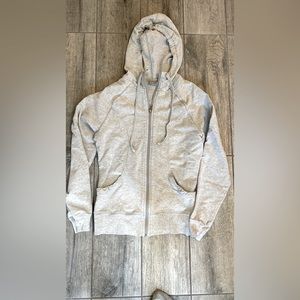 Champion brand pretty light grey hoodie.